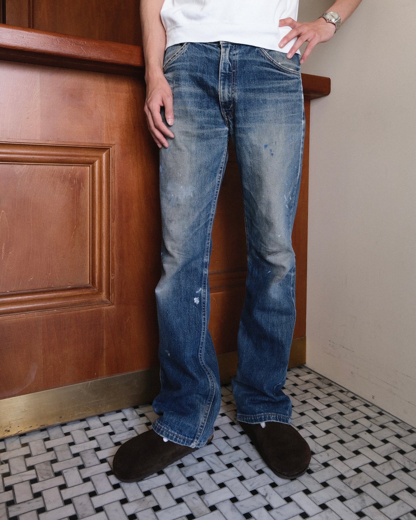 60. Levi's 646 Bell Bottom Denim Pants