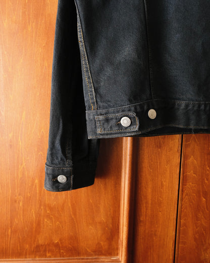 90s Calvin Klein - USA Made Black Denim Jacket