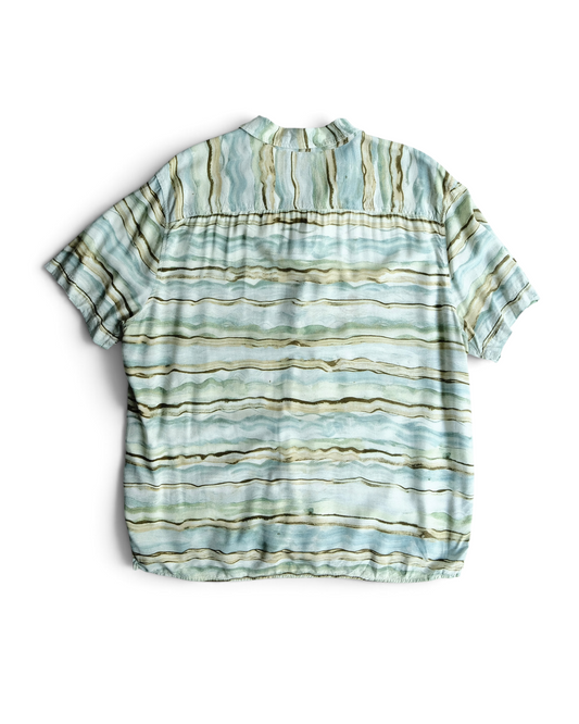 Goodiellow&co - Open Collar Rayon Shirt