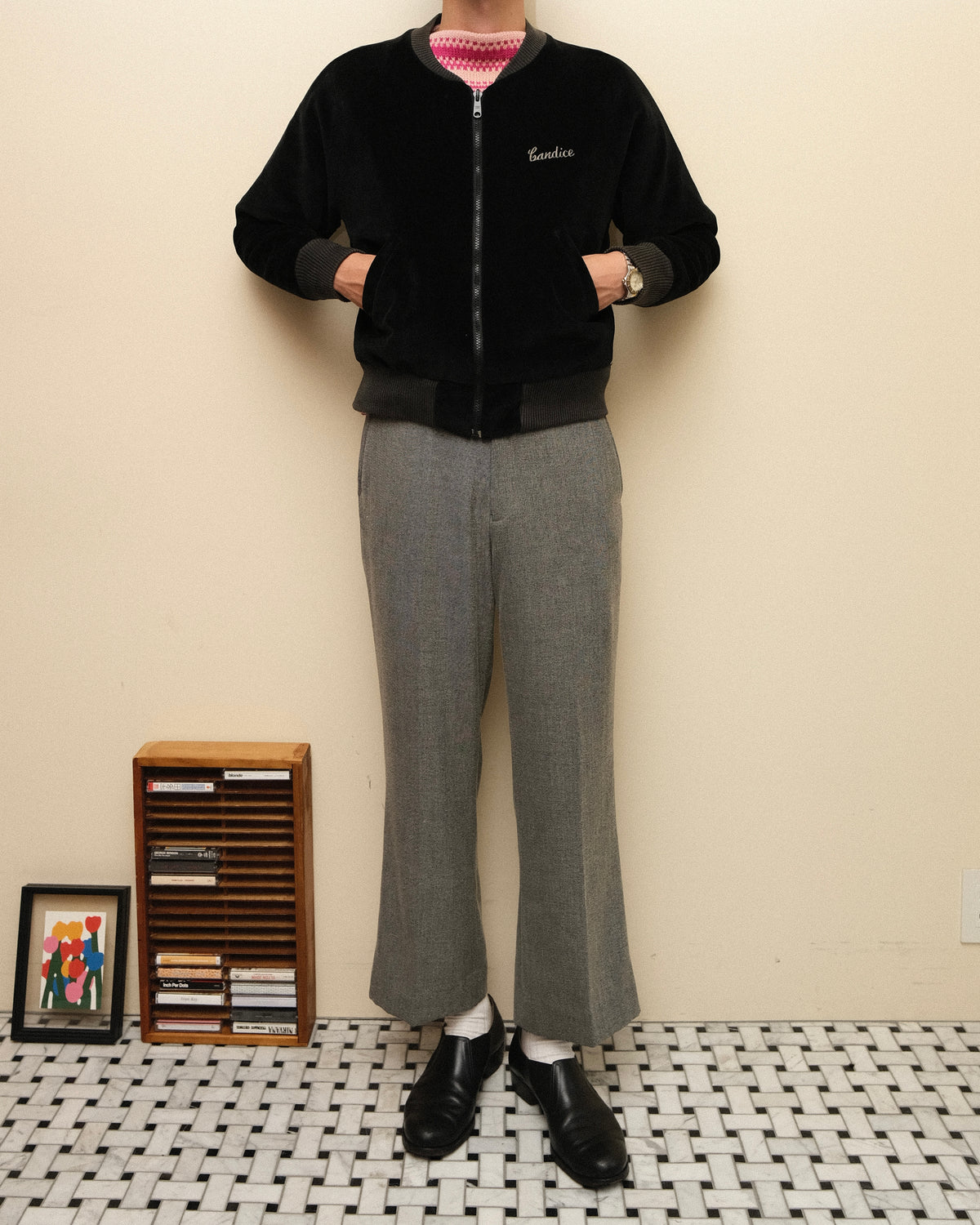 Vintage Velour Souvenir Full Zip Jacket