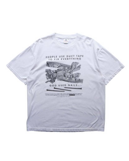 Solid Light “People Use Duct Tape To Fix Everything, God Used Nails” T-Shirt