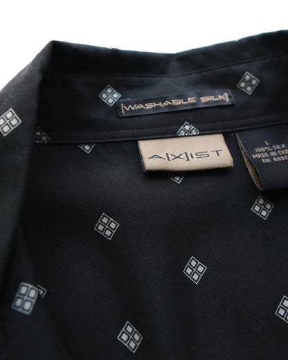 90s AXIST - Silk Open Collar Shirt