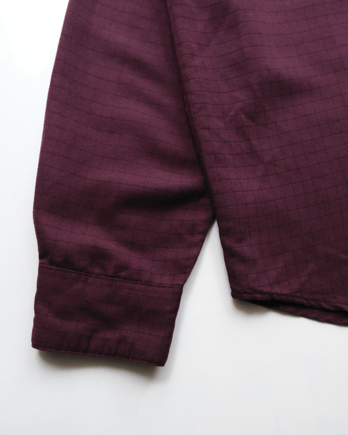 UNTIED - Windowpane Rayon Blend Shirt