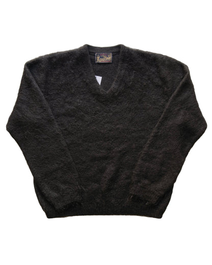 ROUTINE - Mohair knit pullover / Black