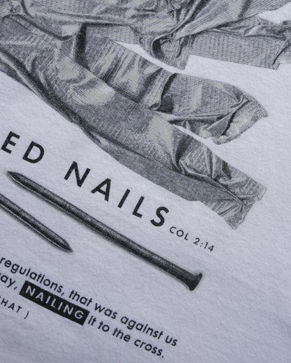 Solid Light “People Use Duct Tape To Fix Everything, God Used Nails” T-Shirt