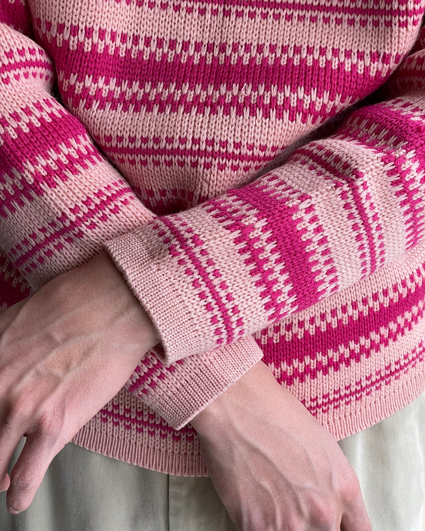 80s-90s Richard Stapf&Co TYROL "Crew Neck knit"