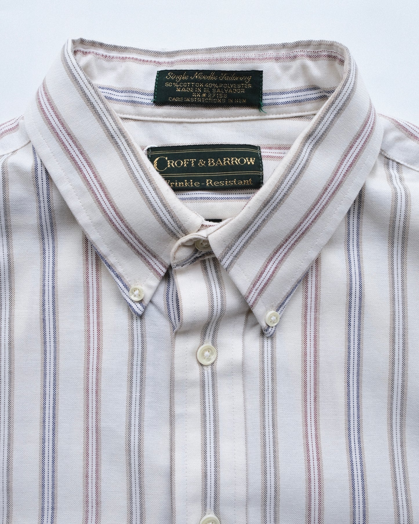 Croft & Barrow - Classic Multi Stripe Button Down Shirt