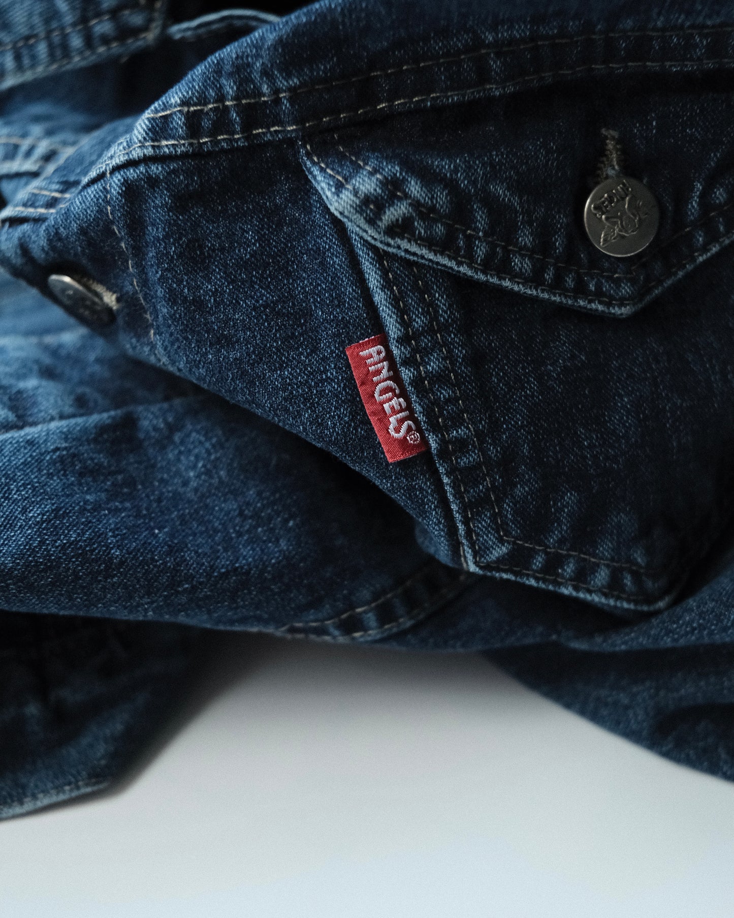 90s ANGELS "Denim Jacket" Made in Italy
