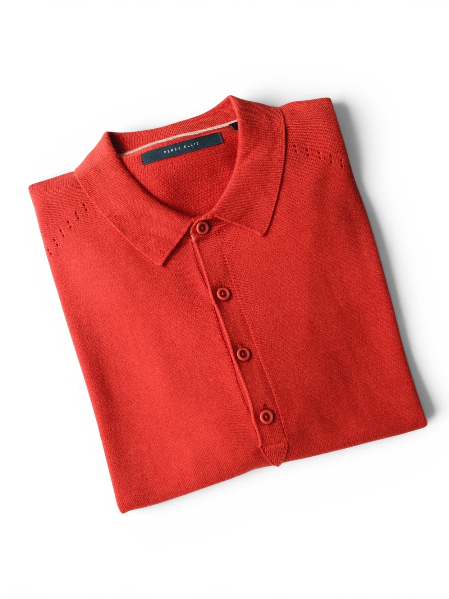 PERRY ELLIS - Cotton Knit Polo