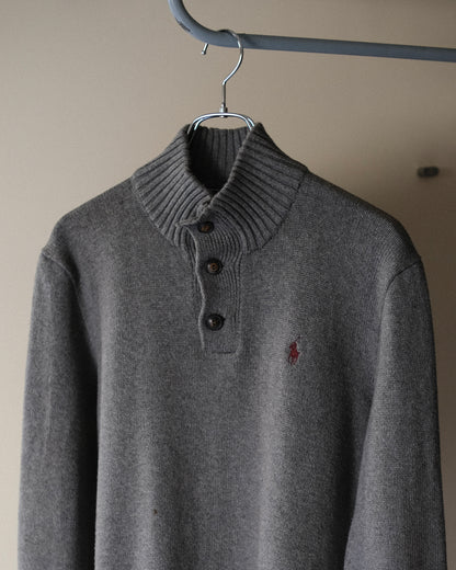 Ralph Lauren Cotton Henley Knit
