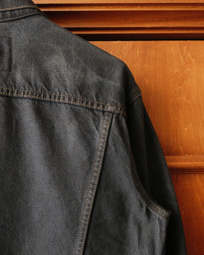 90s Calvin Klein - USA Made Black Denim Jacket