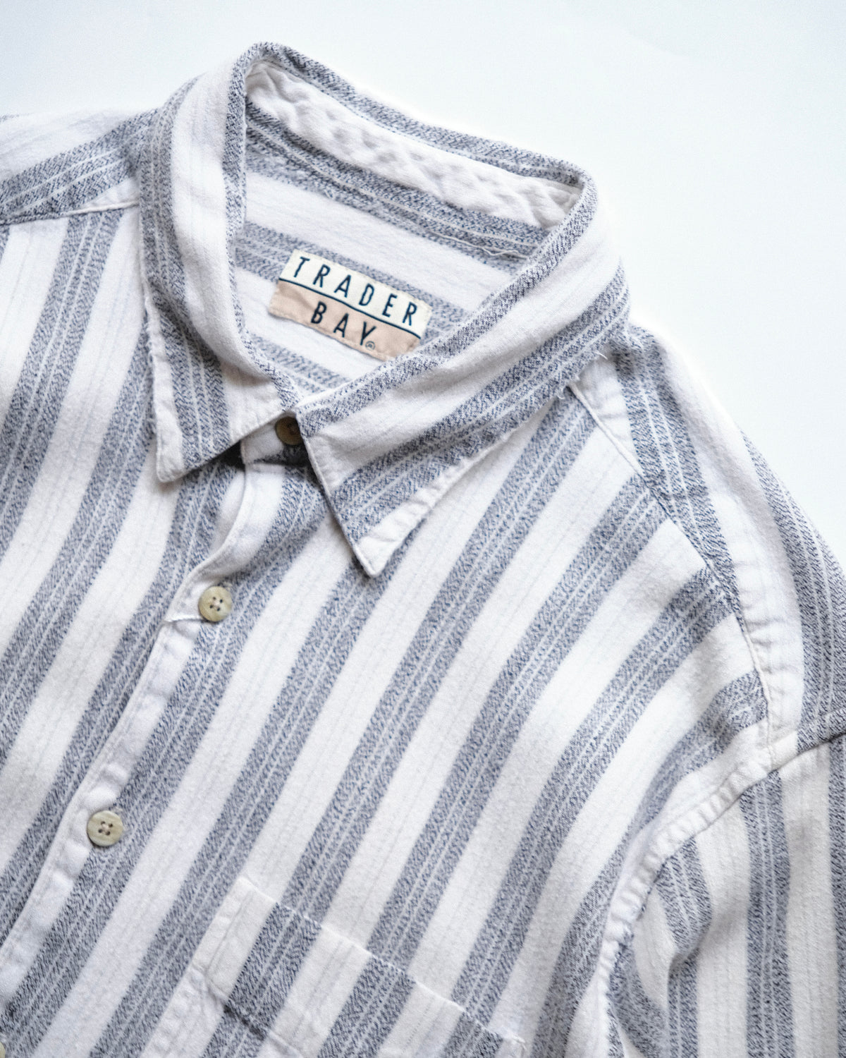 TRADER BAY - Cotton Stripe Shirt