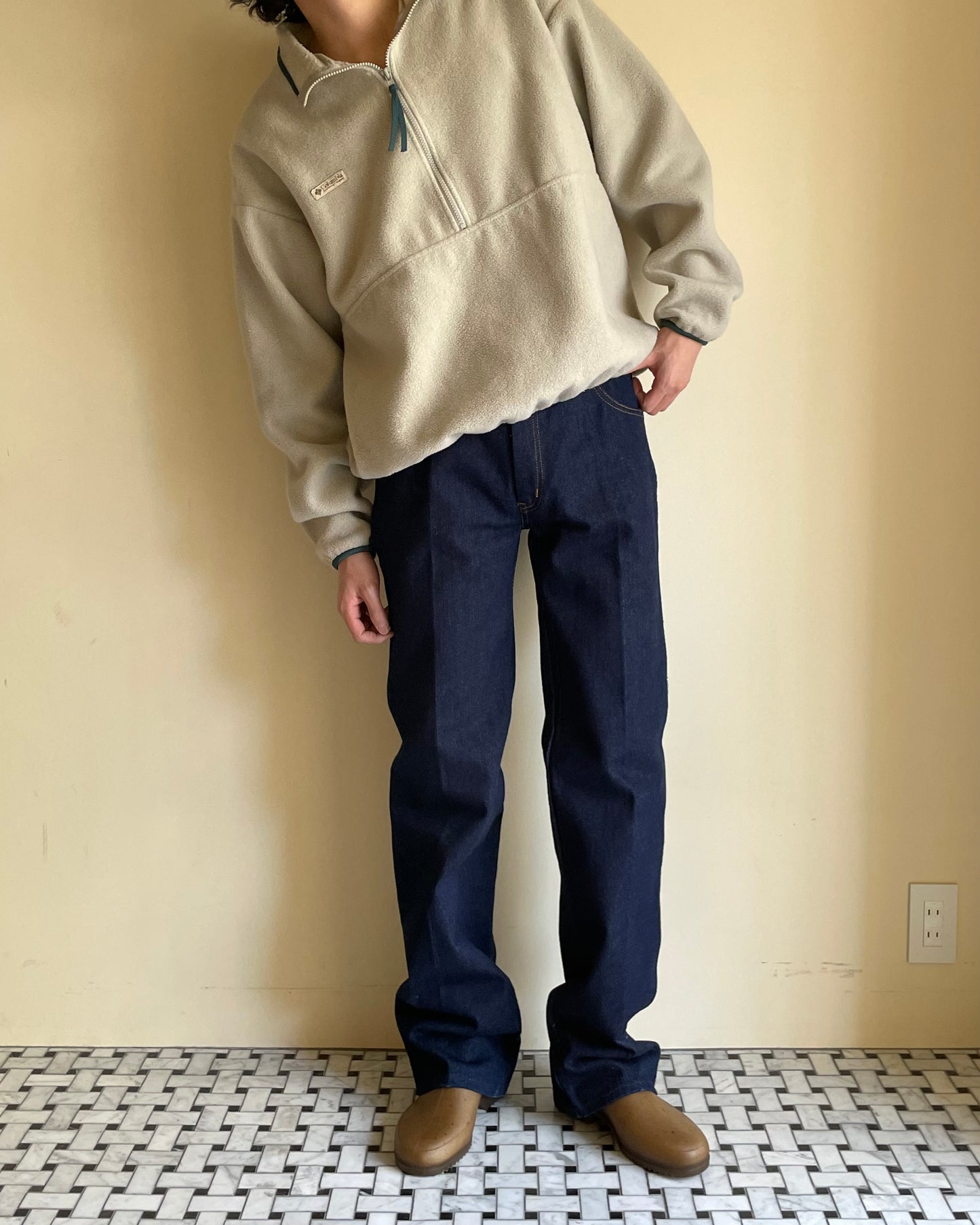 90s Columbia "Half Zip Fleece"