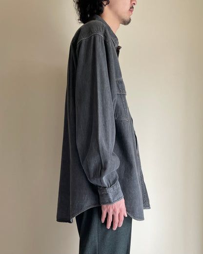 Black Denim CPO Shirts