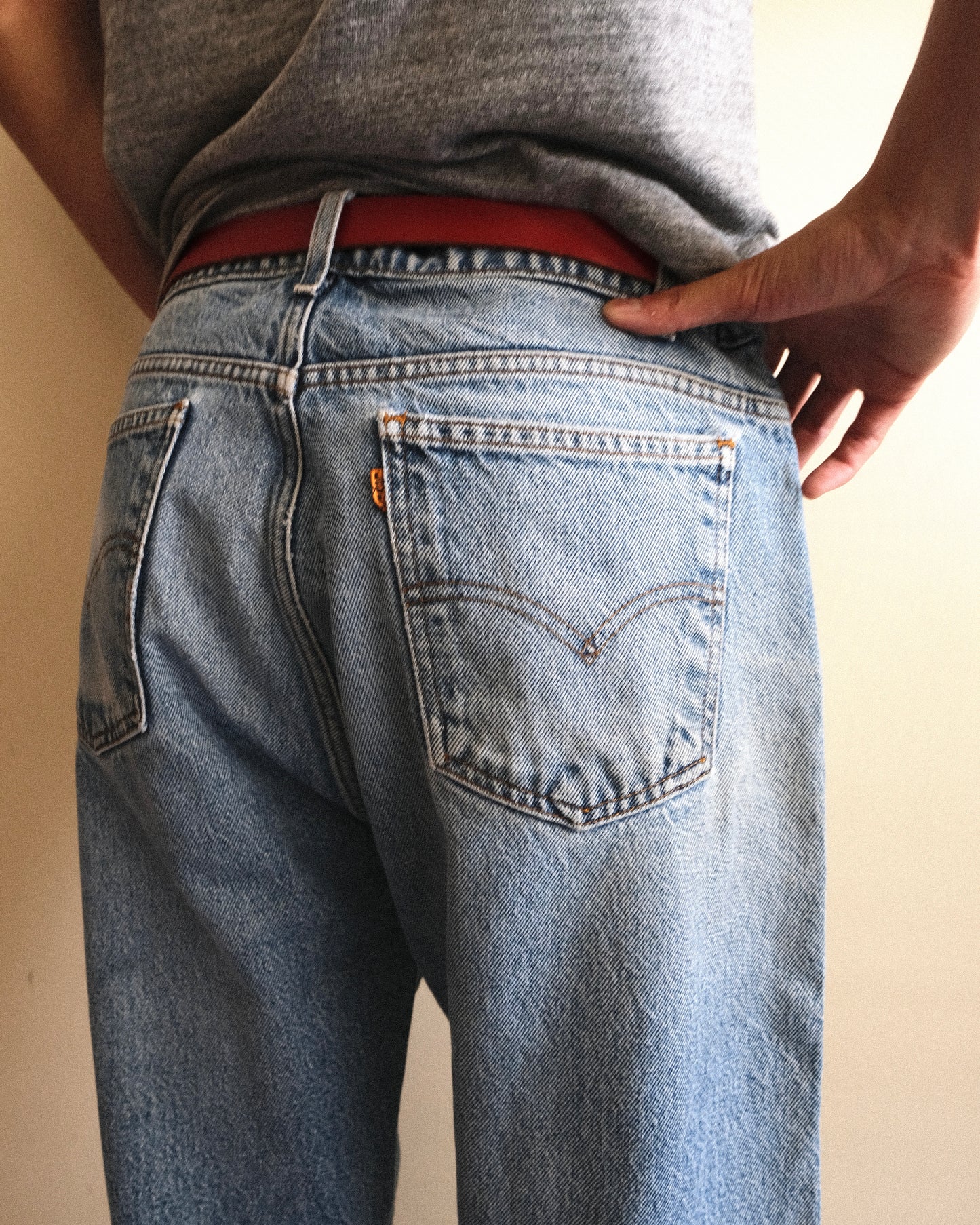 72. Levi's 505 Tapered Straight Denim Pants / W33 L30