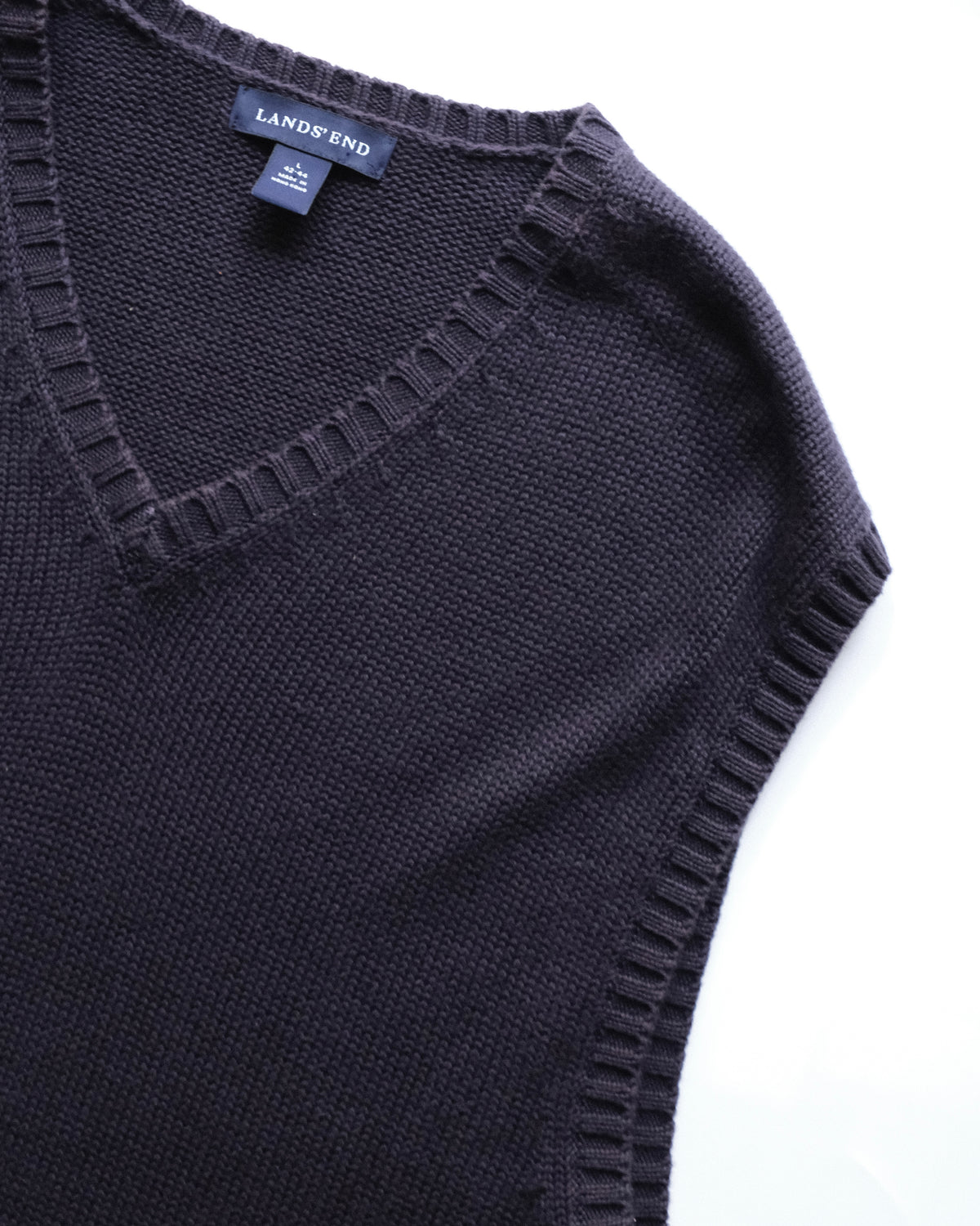 Lands'End - Cotton Knit Vest