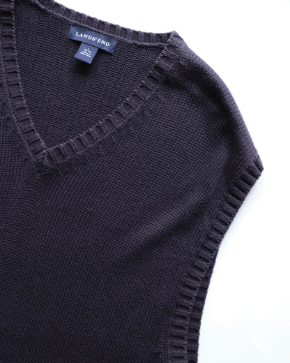 Lands'End - Cotton Knit Vest