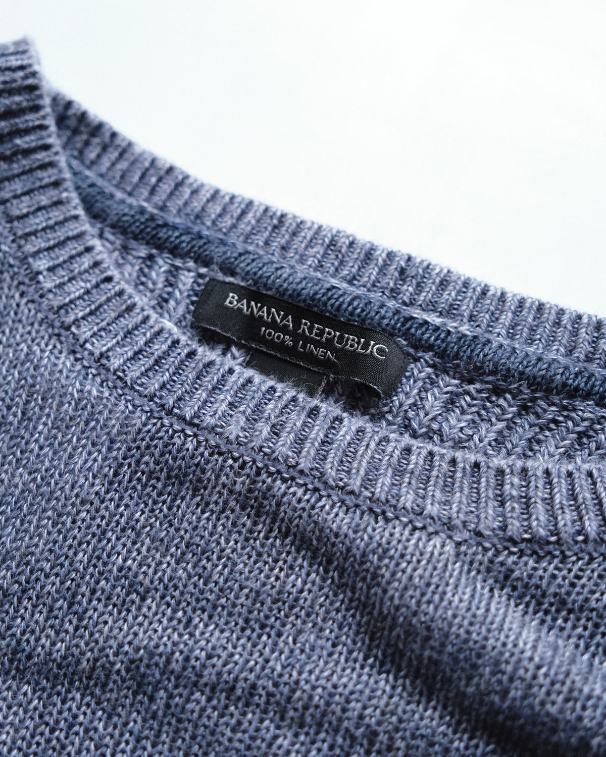 BANANA REPUBLIC - Linen Crew Neck Knit