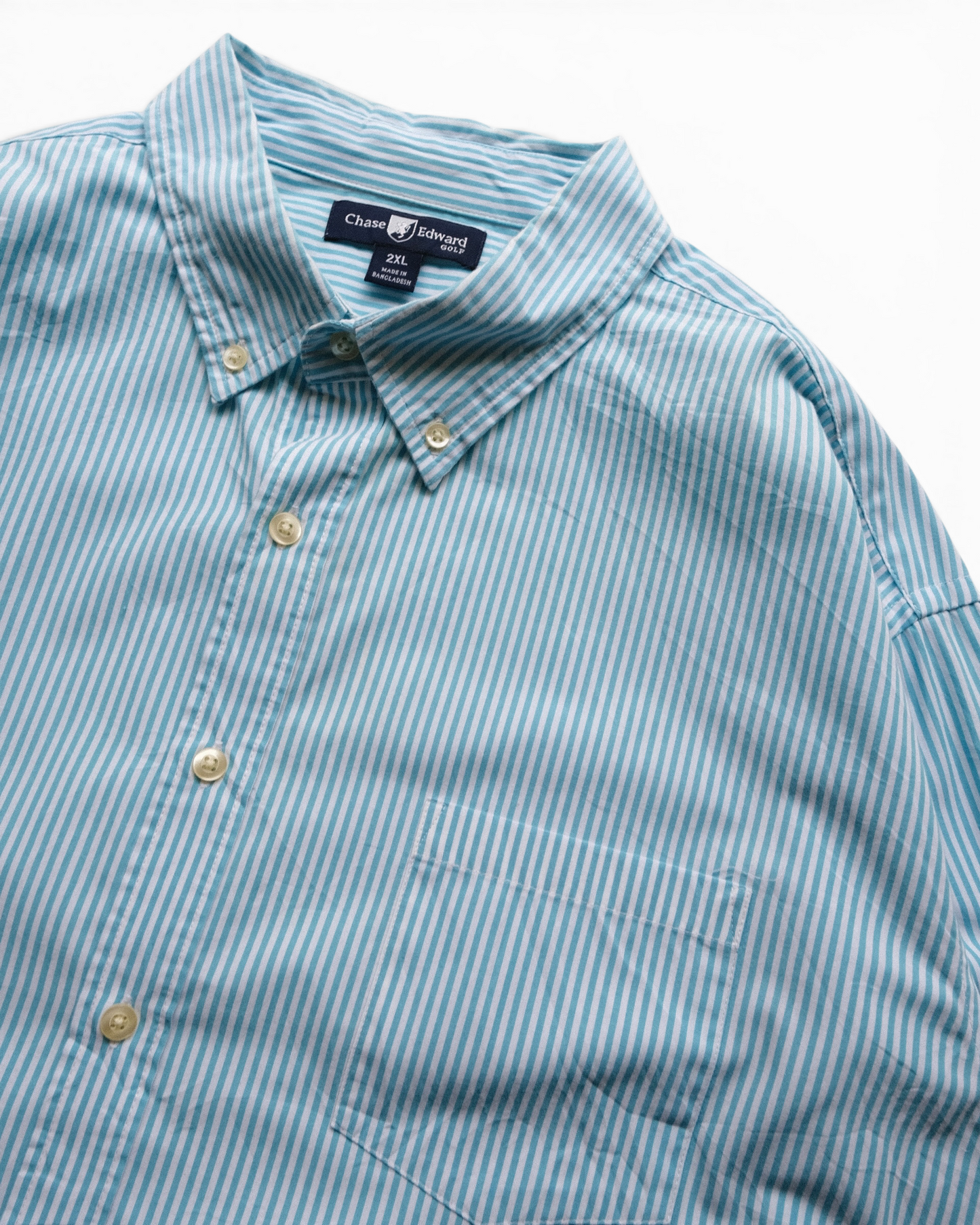 Chase Edward Golf - Stripe Button Down Shirt