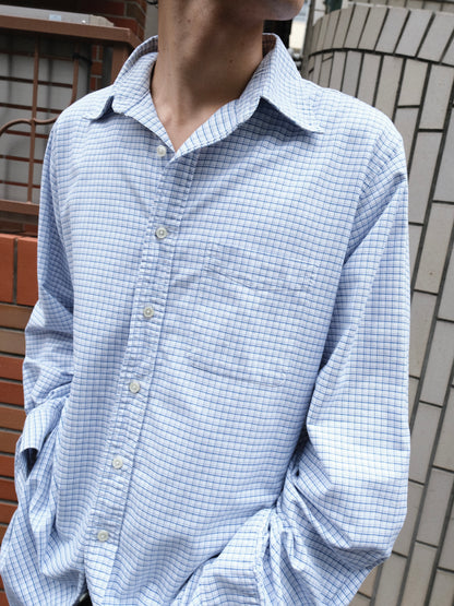 L.L.Bean - Cotton Blue Check BD Shirt