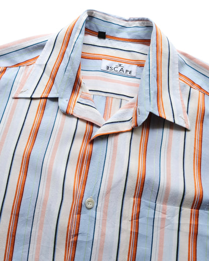 ESCAPE - Multi Stripe Short Sleeve Shirt