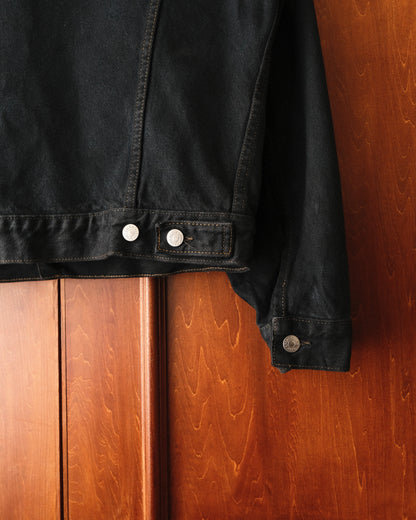 90s Calvin Klein - USA Made Black Denim Jacket