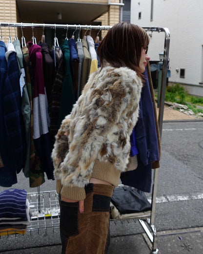 Charlotte Russe - Faux Fur Zip-Up Jacket