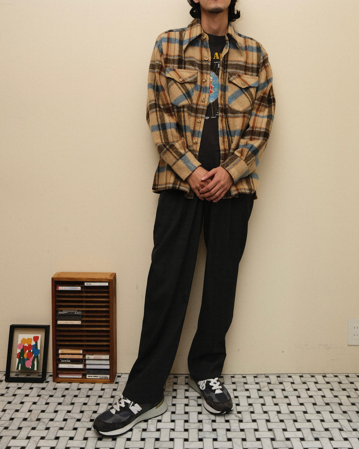 70s Wallachs Wool / Cotton CPO Shirt