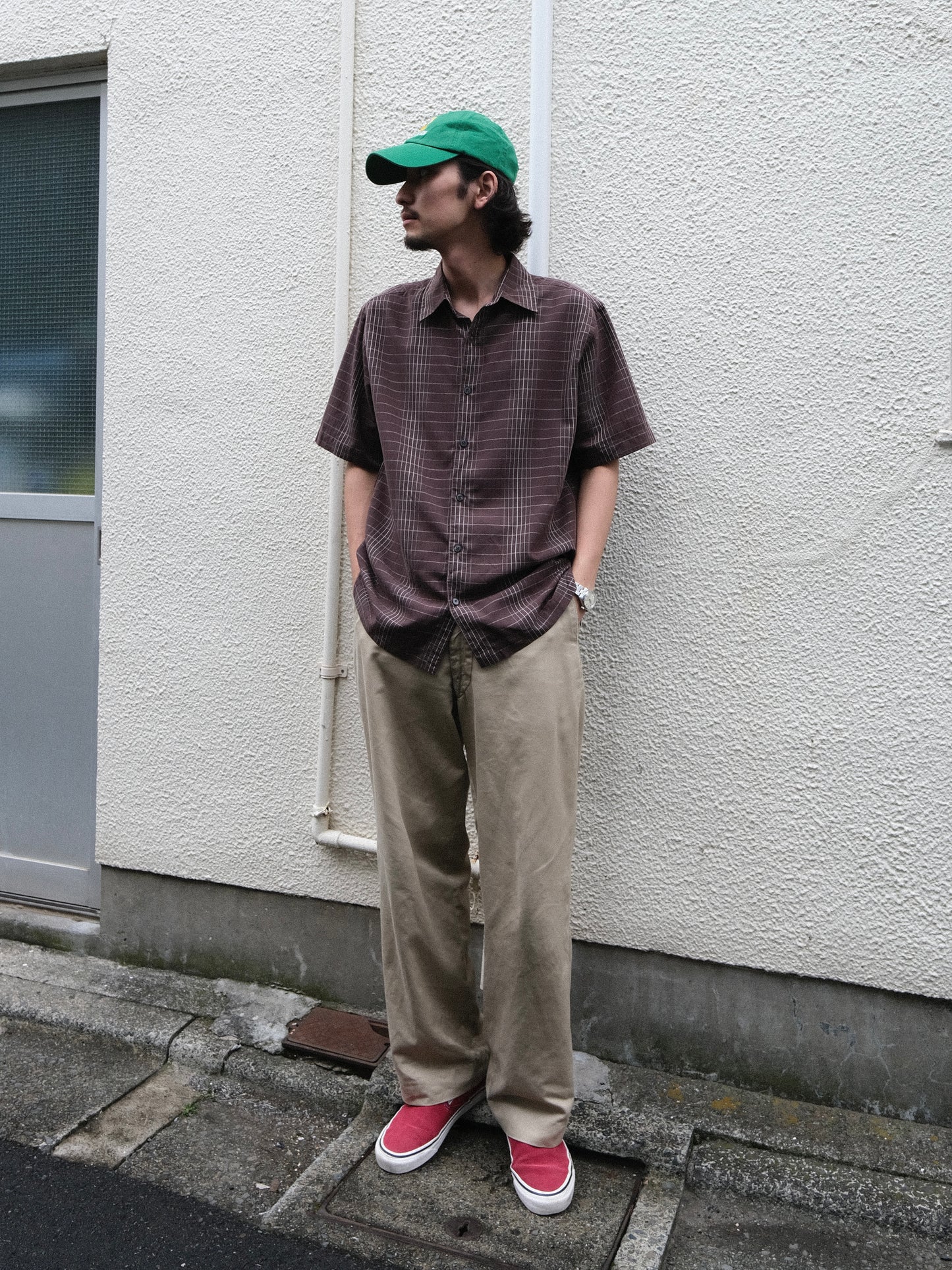 AXIST - Grid Check Short Sleeve Shirt