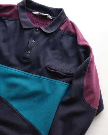 Cotton Polyester Polo Sweat Shirt