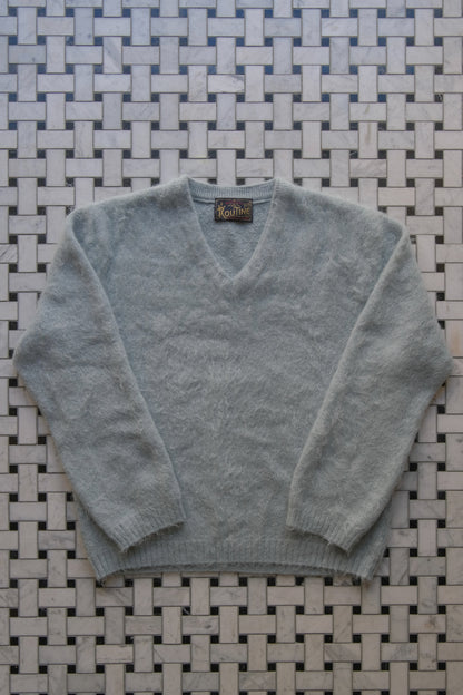 ROUTINE Mohair knit pullover / Light blue