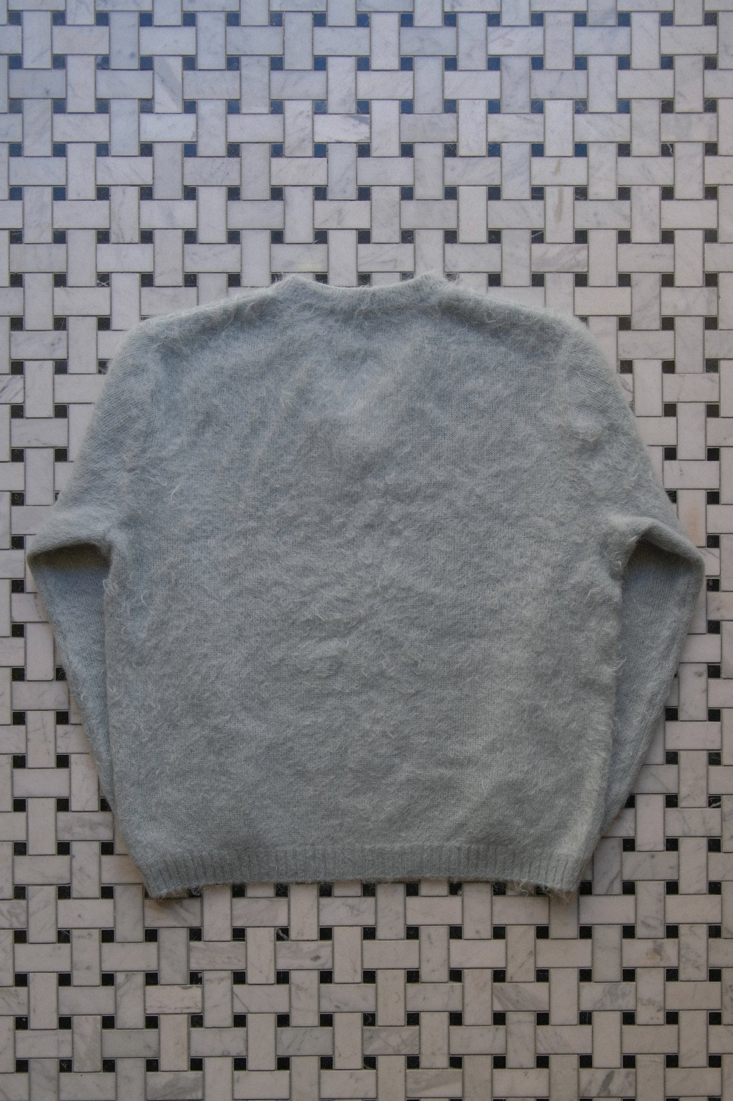 ROUTINE Mohair knit pullover / Light blue