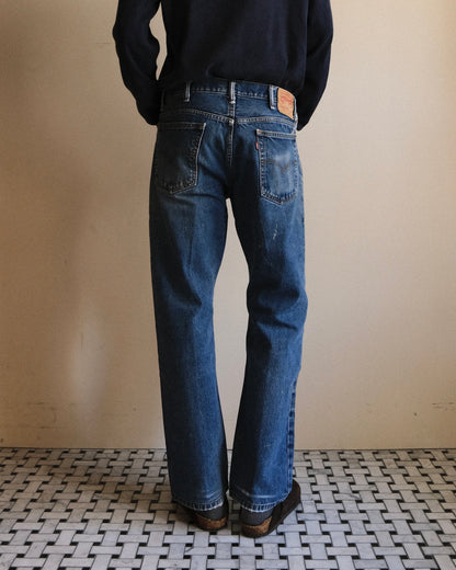祐天寺・五本木・学芸大学の古着屋、セレクトショップ。[17. Levi's 517 Bootcut Denim Pants / W34 L30]