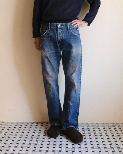 祐天寺・五本木・学芸大学の古着屋、セレクトショップ。[17. Levi's 517 Bootcut Denim Pants / W34 L30]