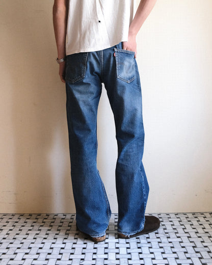 祐天寺・五本木・学芸大学の古着屋、セレクトショップ。[18. Levi's 517 Bootcut Denim Pants / W34 L32]