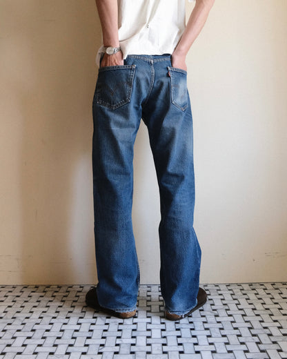 祐天寺・五本木・学芸大学の古着屋、セレクトショップ。[18. Levi's 517 Bootcut Denim Pants / W34 L32]