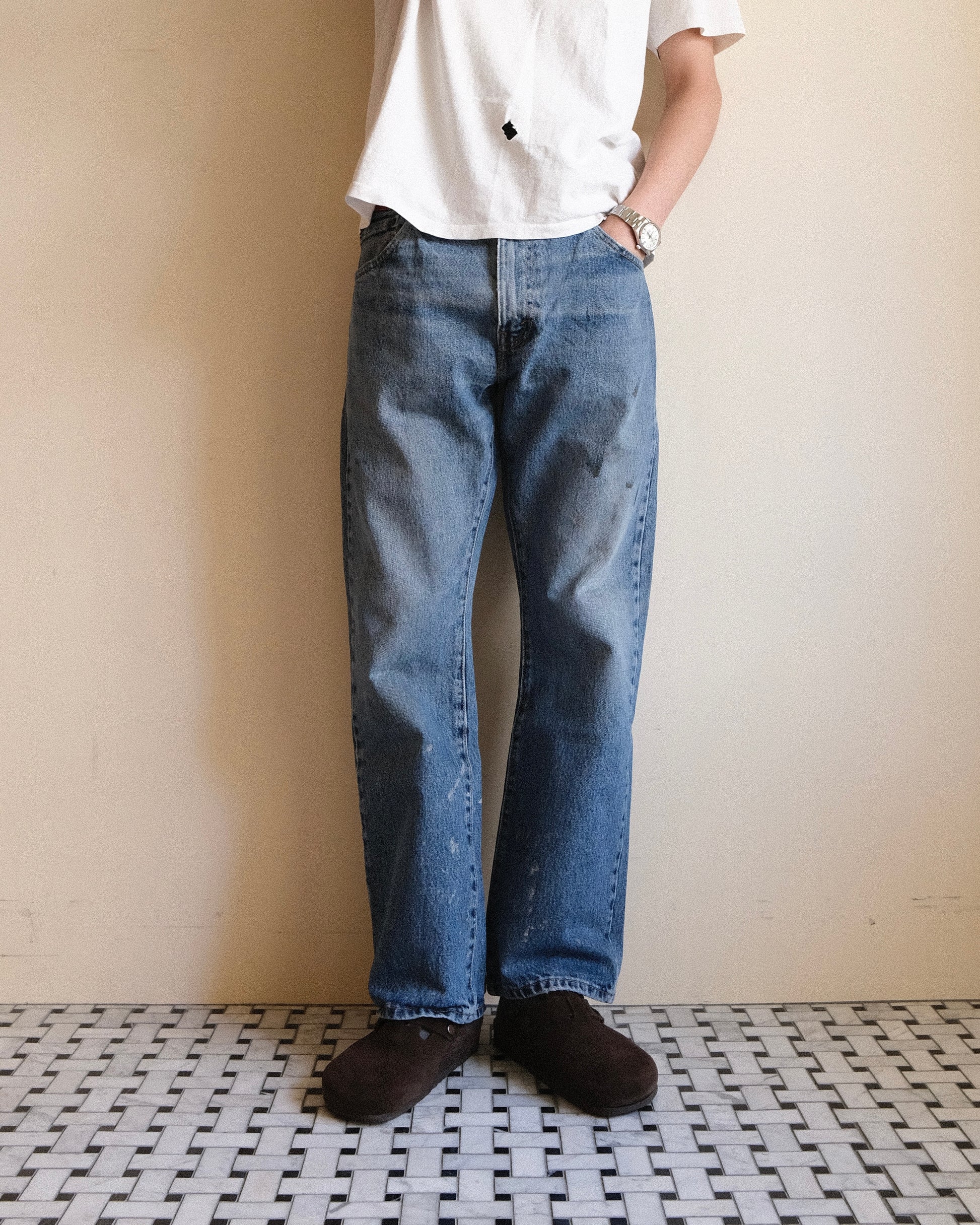 祐天寺・五本木・学芸大学の古着屋、セレクトショップ。[3. Levi's 517 Bootcut Denim Pants /  W34 L30]