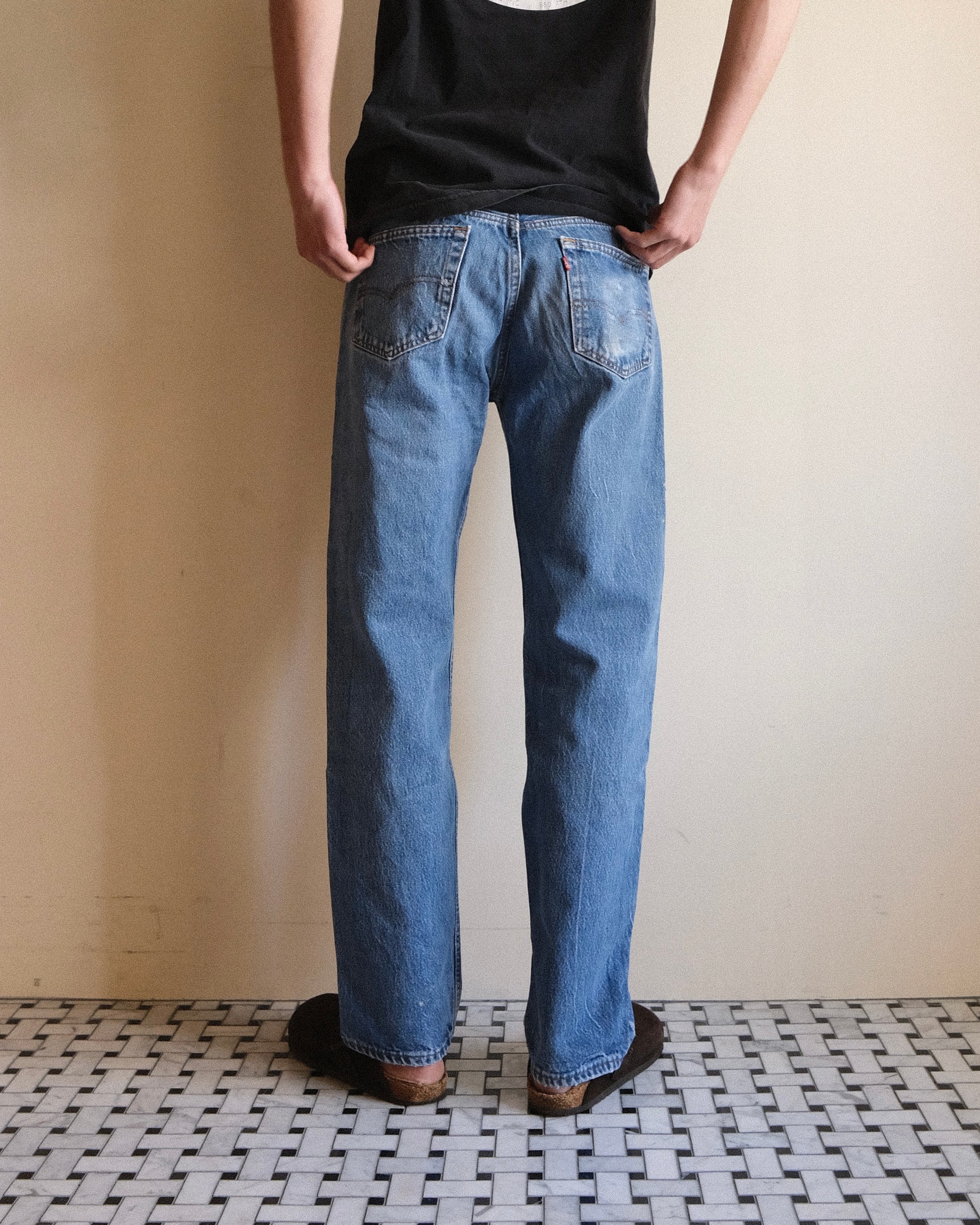 祐天寺・五本木・学芸大学の古着屋、セレクトショップ。[11. Levi's 501 Straight Denim Pants / W33 L32]