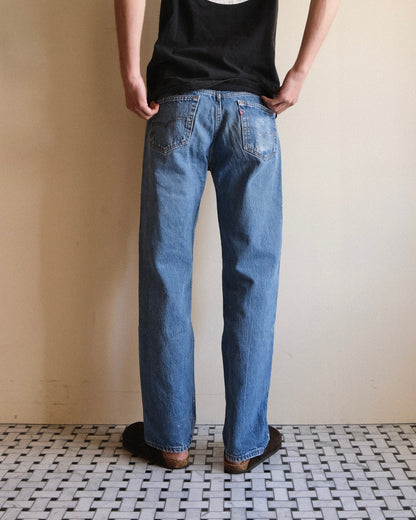 祐天寺・五本木・学芸大学の古着屋、セレクトショップ。[11. Levi's 501 Straight Denim Pants / W33 L32]