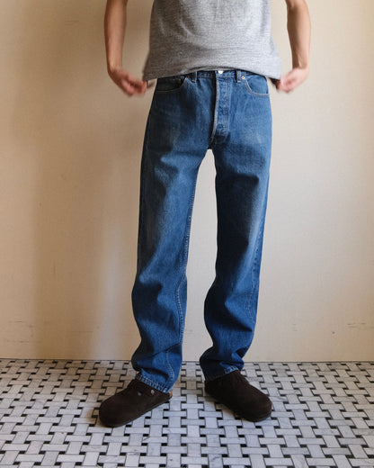 祐天寺・五本木・学芸大学の古着屋、セレクトショップ。[10. Levi's 501 Straight Denim Pants / W34 L34]