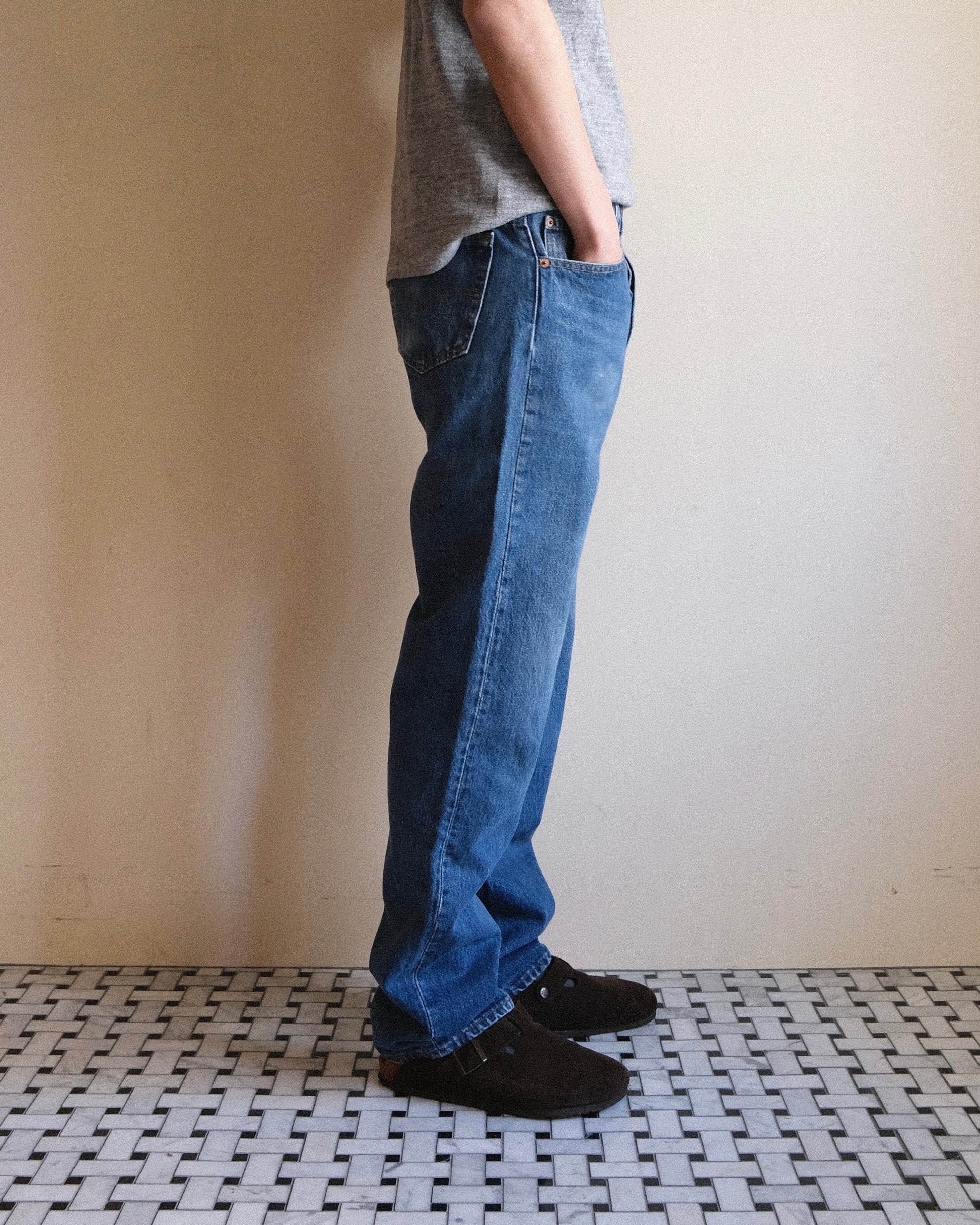 祐天寺・五本木・学芸大学の古着屋、セレクトショップ。[10. Levi's 501 Straight Denim Pants / W34 L34]