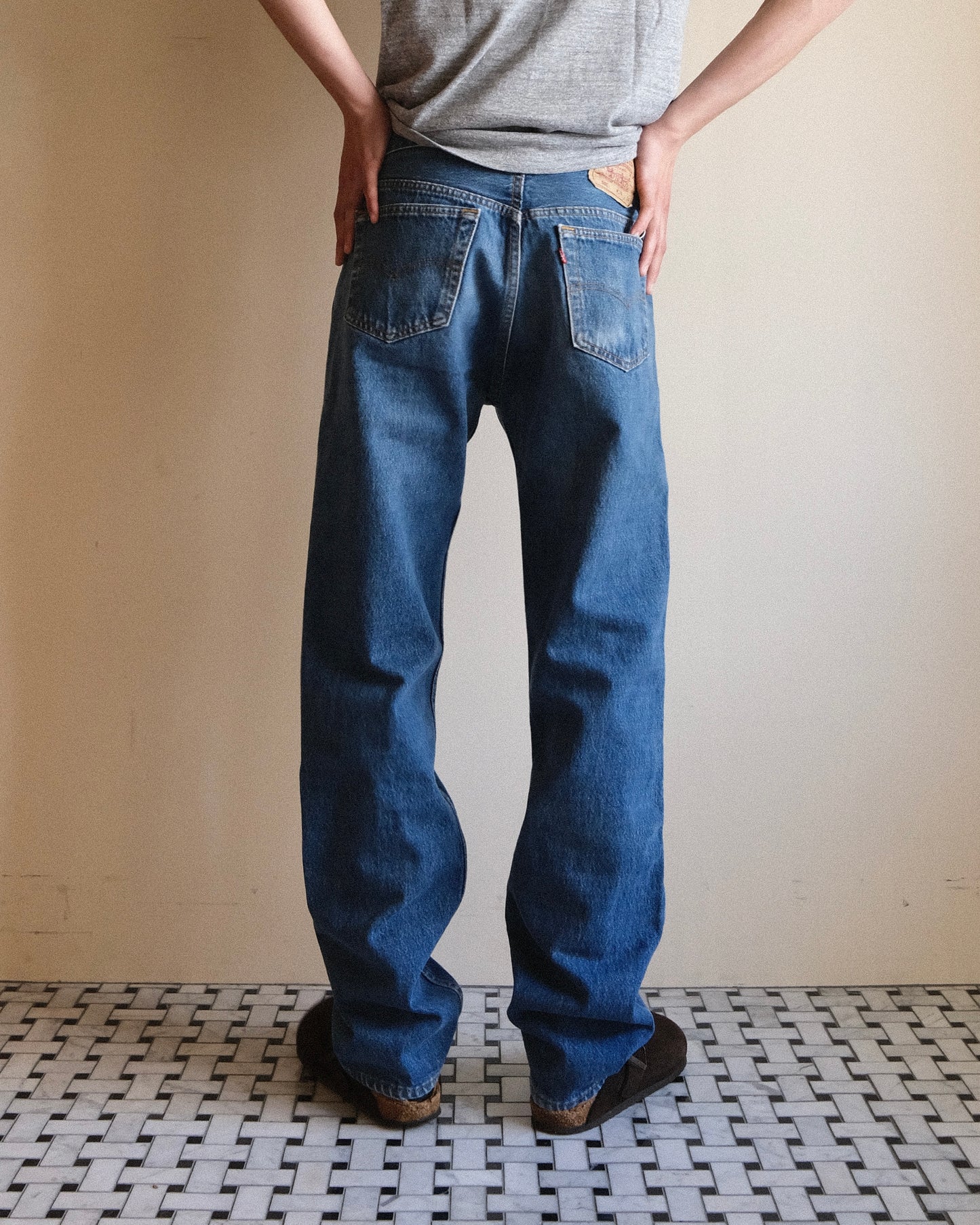 祐天寺・五本木・学芸大学の古着屋、セレクトショップ。[10. Levi's 501 Straight Denim Pants / W34 L34]