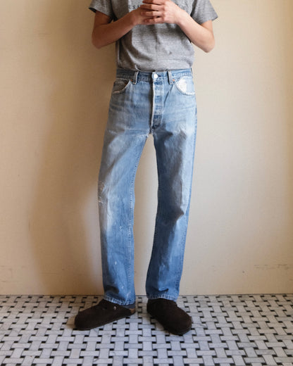 祐天寺・五本木・学芸大学の古着屋、セレクトショップ。[14. Levi's 501 Straight Denim Pants / W34 L30]
