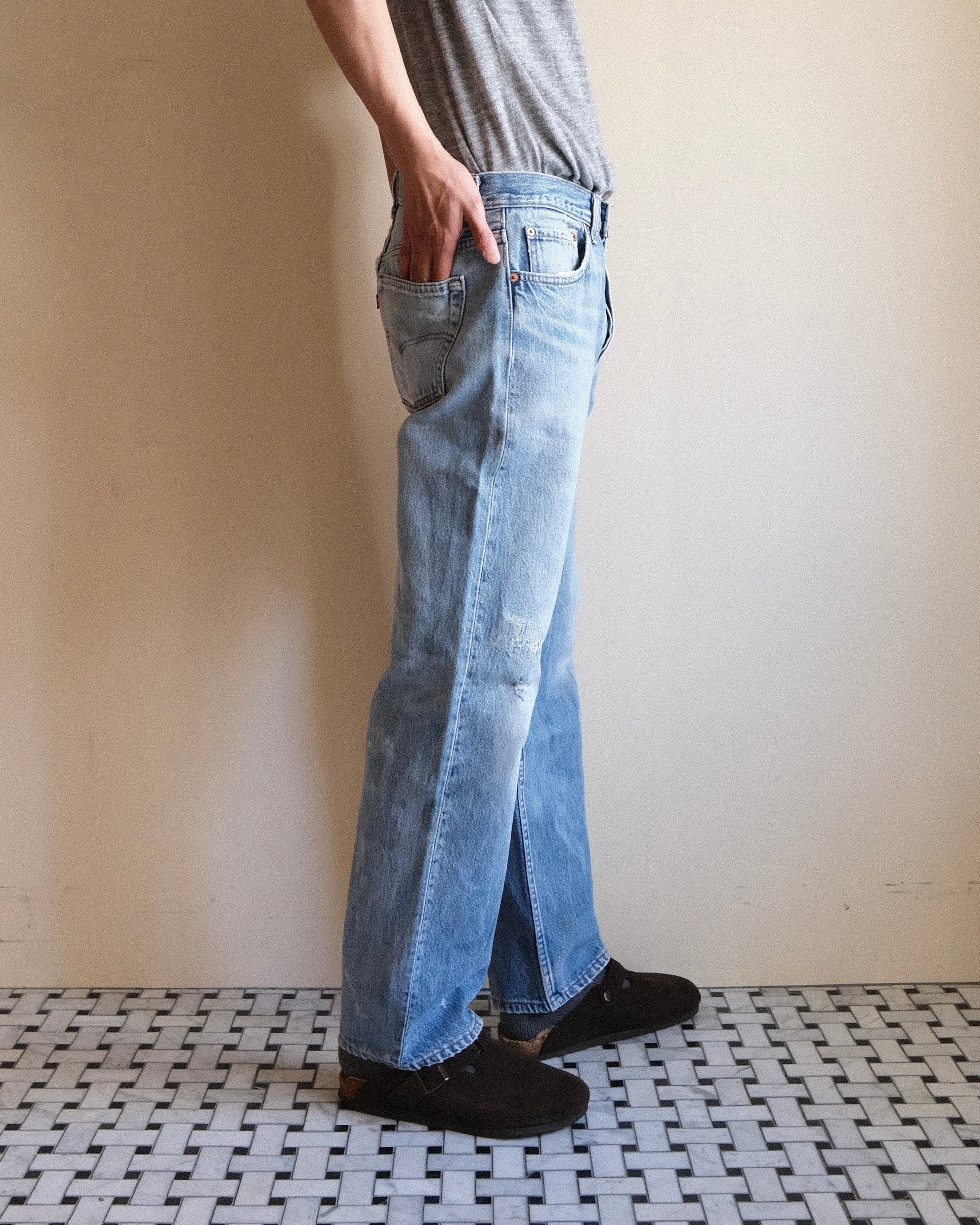 祐天寺・五本木・学芸大学の古着屋、セレクトショップ。[14. Levi's 501 Straight Denim Pants / W34 L30]