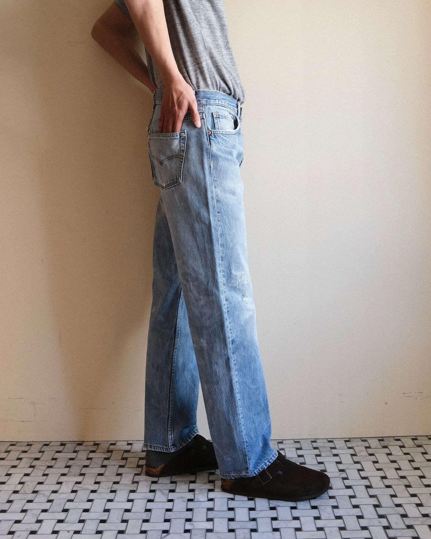 祐天寺・五本木・学芸大学の古着屋、セレクトショップ。[14. Levi's 501 Straight Denim Pants / W34 L30]
