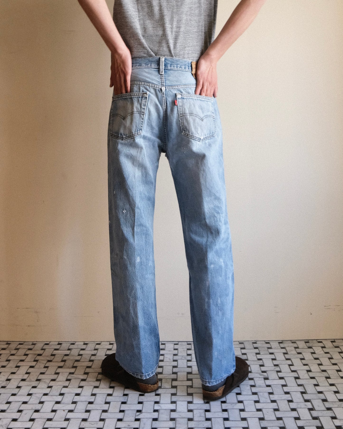 祐天寺・五本木・学芸大学の古着屋、セレクトショップ。[14. Levi's 501 Straight Denim Pants / W34 L30]