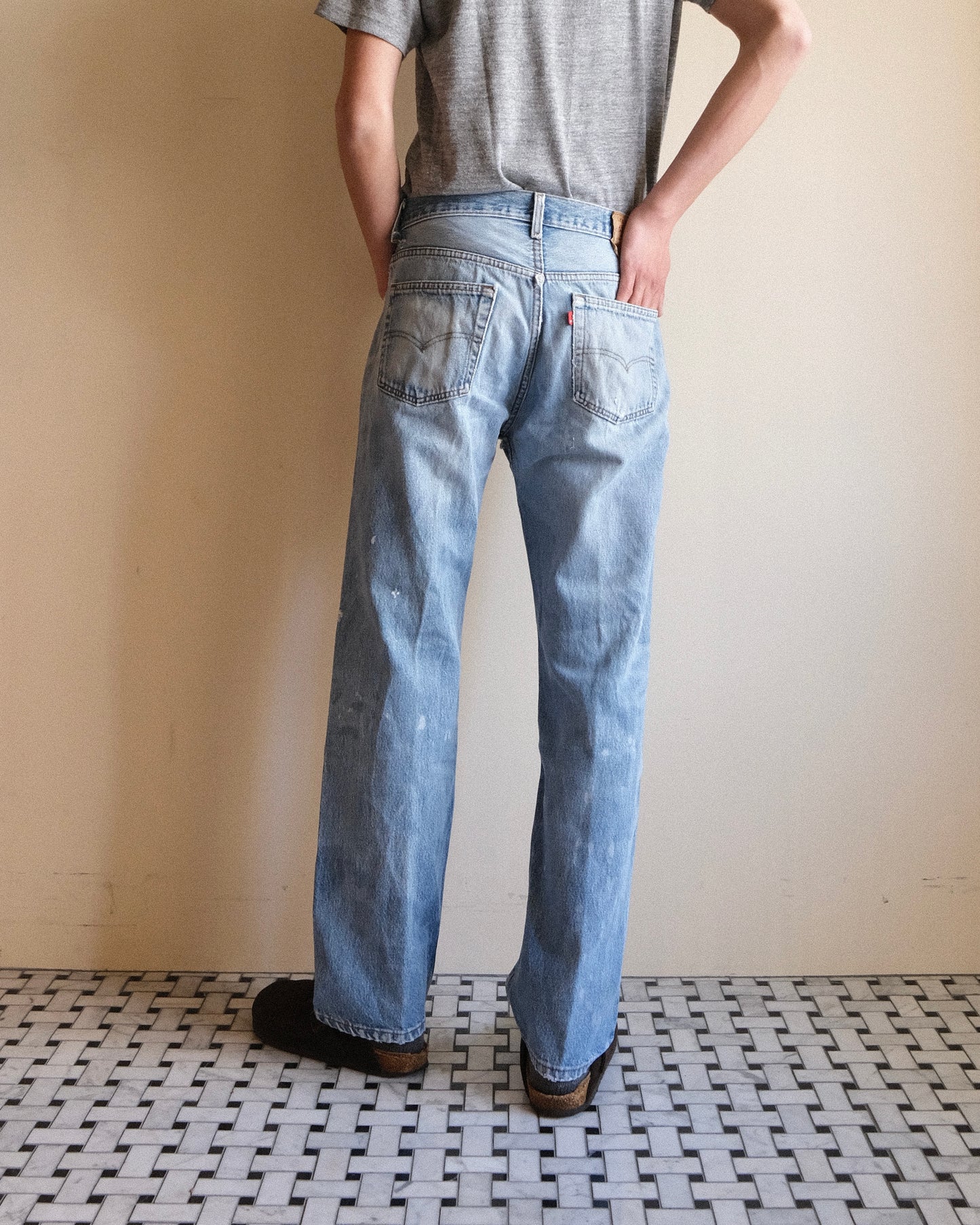 祐天寺・五本木・学芸大学の古着屋、セレクトショップ。[14. Levi's 501 Straight Denim Pants / W34 L30]
