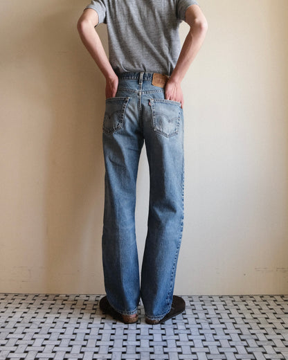 祐天寺・五本木・学芸大学の古着屋、セレクトショップ。[9. Levi's 505 Tapered Straight Denim Pants / W32 L32]