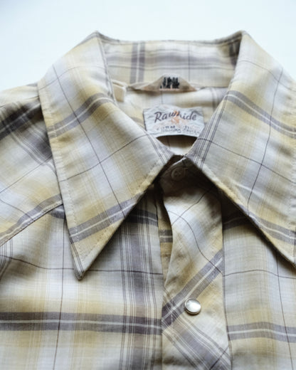 70s Rawhide - Western Check Shirt