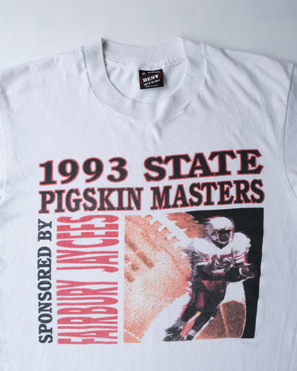 90s FRUIT OF THE LOOM - 1993 STATE PIGSKIN MASTERS